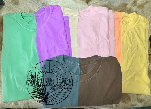 Color Block Tshirts (With Design)