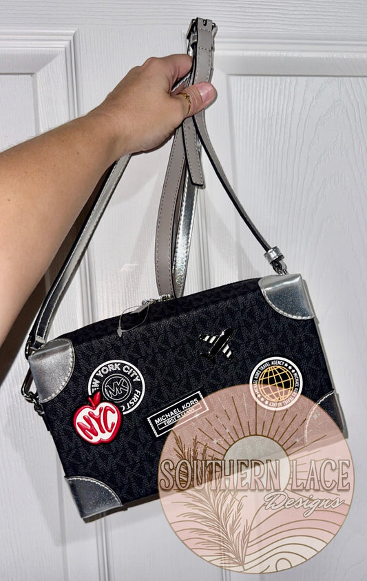 Michael Kors Crossbody w/ matching lip/chapstick holder
